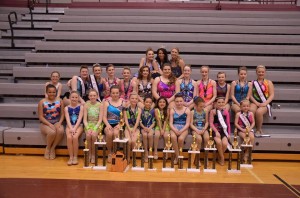 Twirlettes after Awards at Miss Majorette of MI